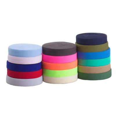 China High Quality Custom Stretch Logo Elastic Webbing Tape Colorful Nylon Elastic Band for sale