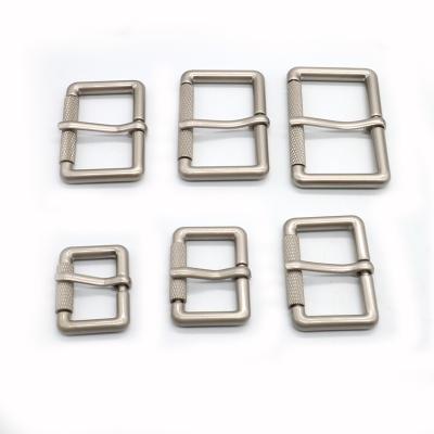 China Factory Washable Directly Supply Japanese Shaped Buckle High Grade Zinc Alloy Tube Round Side Adjustment Hanging Plating Buckle for sale