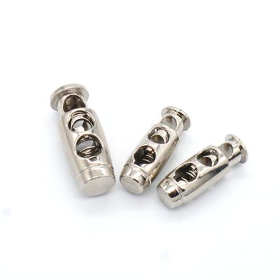 China Spring Nickel Free High Quality Adjustable Button Grommet Stopper Lock Rope Cord Buckle for sale