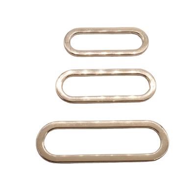 China Metal Nickel Free Metal Hardware Oval Ring Buckles For Handbags for sale