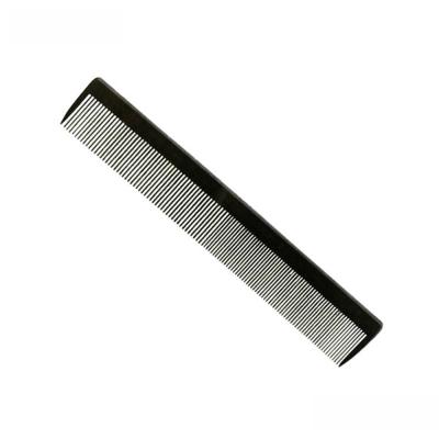 China Hot Convenient Barber Cutting Comb Fine Tooth Black Plastic Hair Comb For Sale for sale