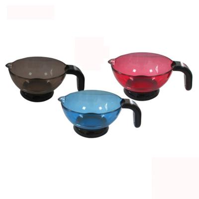 China Wholesale Hair Salon Convenient Equipment Maker Plastic Tint Hair Color Tint Dye Rubber Bowl for sale