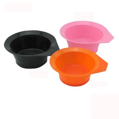 China Best Quality Plastic Colored Dye Bowl Hair Tint Dish Bowl Convenient Salon Tint for sale