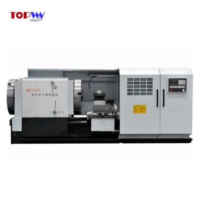 China Heavy Duty Horizontal QK1327 CNC Oil Pipeline Line Threading Lathe Machine Tool 800mm for sale