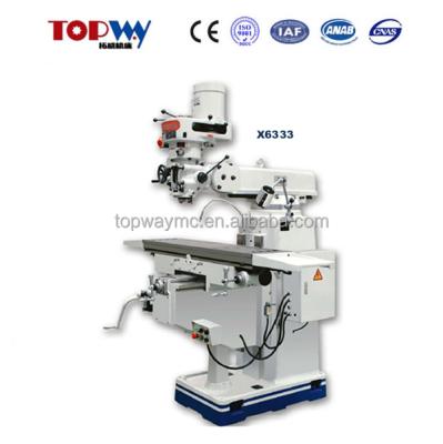 China X6333 Universal Vertical Universal Head Turret Pivot Milling Machine 330x1500mm for sale