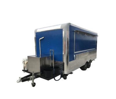 China CP-D580210260 Winery Food Trailer Caravan Beverage Ice Catering Trailer Fast Food Truck for sale