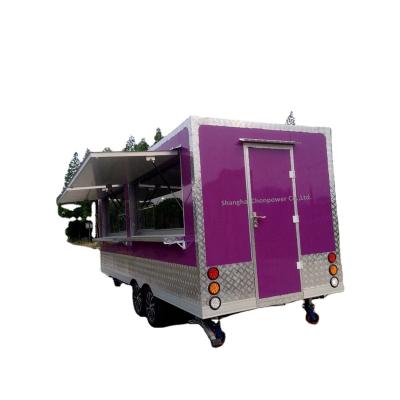 China Winery CP-D680210260 6 Big Wheels Mobile Freezer Refrigerated Truck Food Cabin Sale Dubai for sale