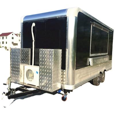 China CP-D580210260 Winery Coffee Carts Towable Mobile Buger Tailers/Ice Cream/Pancake Food Trucks Customized for sale