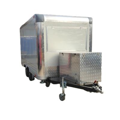 China CP-D480210260 Best Mobile Customized Winery Food Kiosk Beverage Food Truck Coffee Vending Cart With 4 Wheels for sale