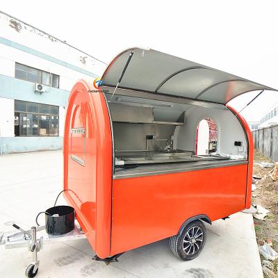 China Brand New Mobile Bbq Toaster Trailer Food Winery Grill Restaurant Food Cart For Sale for sale