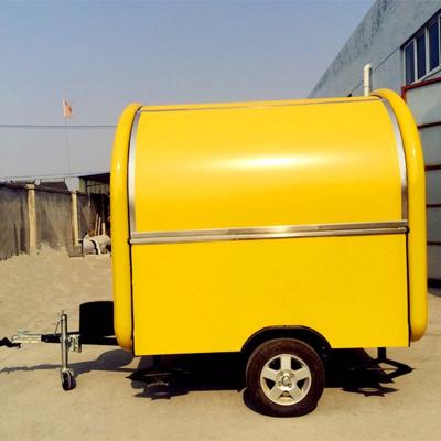 China CP-C230200230 yellow winery caravan trailer /cart-shaped cabin /custom food truck sold saudi for sale