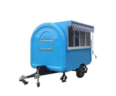 China Fast Food Cart Food Trucks Dining Car Burger Van Winery Mobile Kiosk Small Fiberglass Fast Food Cart Snack Cart for sale