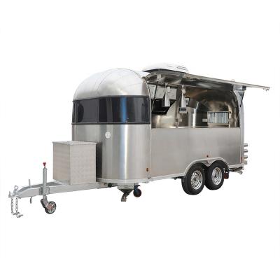 China Bakery Wholesale Price High Quality Mobile Airstream Kitchen Food Truck For BBQ Burger for sale