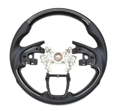 China Factory Direct Sales Car Modified Carbon Fiber Leather Sports Led Custom Steering Wheel for sale