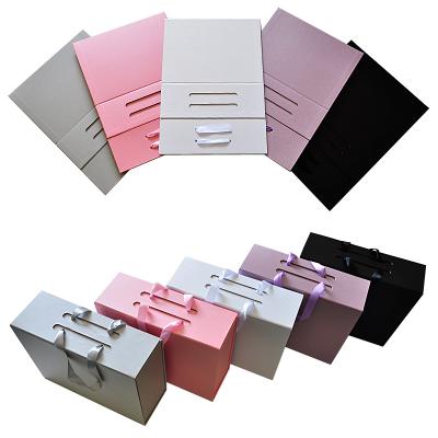 China Surprise Box Recyclable Cheap Wedding Favors Gift Folding Paper Packaging Boxes Custom Logo for sale