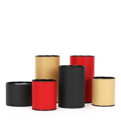 China Luxury Recyclable Custom Tube Boxes Wholesale Tea Round Cardboard Paper Packing Gift Boxes Packaging Tubes for sale