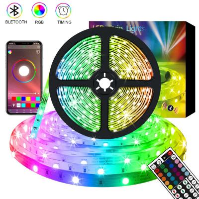 China High Light Waterproof IP65 Theme Park SMD 5050 DC24V 28.8W Led RGB Strip RF Controller for sale