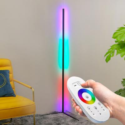 China Modern Ready To Ship Bulk Dropshipping Nordic Remote Control Rainbow Blind Color Changing Vibrant RGB Led Tripod Lamp for sale