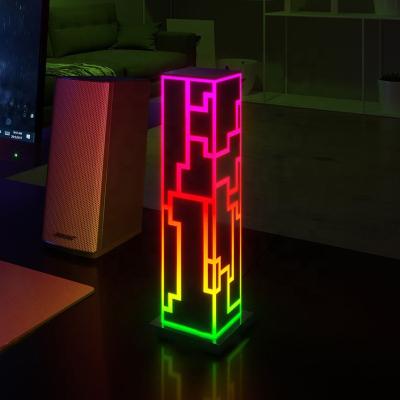 China Modern Trusted DropshippingModern Acrylic Cube Lamp USB RGB LED Night Light for sale