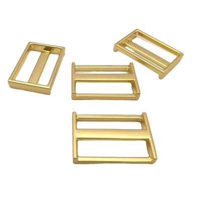 China Zinc Alloy Metal Belt Buckles Double D Ring Adjustable Metal Pin Belt Buckle in Belt Buckle for sale