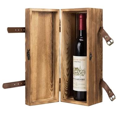 China Modern China Factory Direct Sales Wine Packaging Rectangle Wooden Storage Box for sale