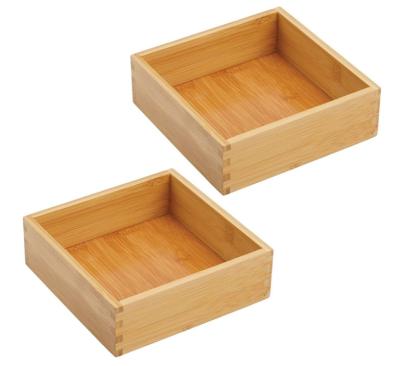 China China Custom Wholesale Small Storage Boxes Stash Wood Bathroom Tissue Box for sale