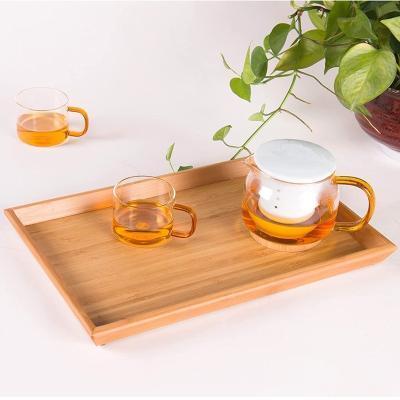 China Modern Decorative Fruit Tea Mini Food Wooden Breakfast Trays Restaurant Hotels Family Kitchen Design Small for sale