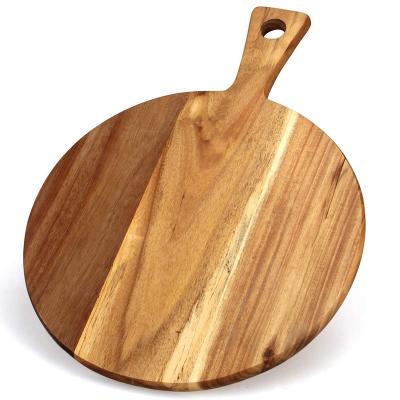 China Sustainable With Round Handle Countertop Paddle Cutting Suitable For Wooden Meatloaf Cutting Board for sale