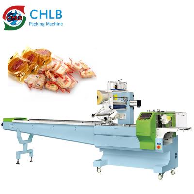 China Multifunctional Food Pillow Breakfast Bread Cake Flow Packing Machine Price Pillow Cookies Packaging Machine for sale