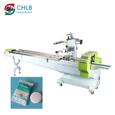 China Food Soap Flow Wrapping Machine Soap Wrapper Hotel Towel Soap Packing Machine and Mold Machine for sale