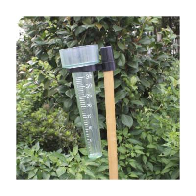 China Transport Green PS+ABS 24.3cm Colored Plastic Glass Rain Gauge SD 1052 for sale