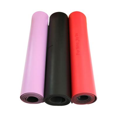 China Factory Wholesale Durable Non Slip Natural Rubber High Quality PU Yoga Mat For Gym for sale