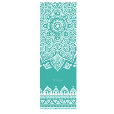 China Durable supplier non-slip natural eco-friendly exercise full printed high quality suede rubber yoga mat and safe for sale