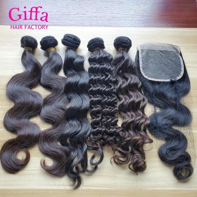 China Curly Kinky Curly Bundles With Closurevendors Cheap Raw Burmese Grade 6A Virgin Hair Bundles With Lace Closure for sale