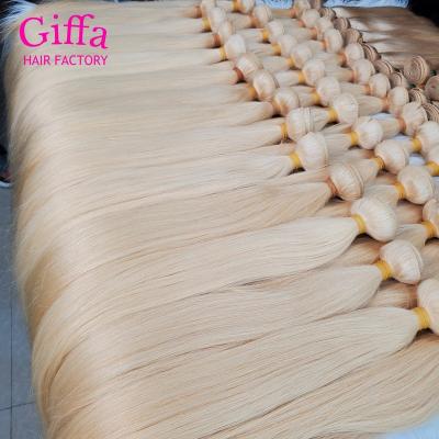 China Kinky Loop Indian Bundles High Quality Straight 100% Silky Raw Indian Bundles Blue Band 12A Wholesale Grade 613 for sale