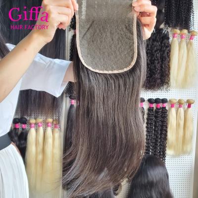 China 5x5 Loop HD Curly Closures Grade 12A Swiss Cuticle Aligned Peruvian Hair With Indian Single Knot Hair Closures for sale