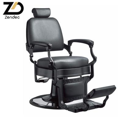 China Modern Styling Durable Salon Furniture Chair Durable Hairdressing Equipment Leather Comfortable Barber Chair Classic for sale