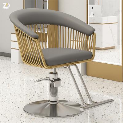 China Hot Sale Modern Simple Classical Styling Special Hairdressing Chair Barber Salon Chair Modern Comfortable Safety Chair for sale