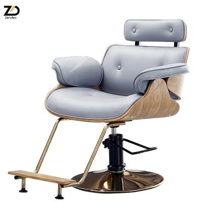 China Manufacturer Modern Classic Styling Chair Wholesale High Quality Comfortable Barber Chairs Salon Furniture Hairdressing Chair for sale