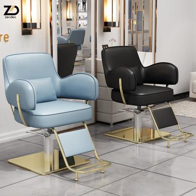 China New Modern Adjustable Rotatable Fashionable Hair Salon Barber Chair High Seat Styling Chair for sale