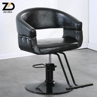 China Wholesale High Quality Comfortable Styling Chair Barber Chairs Retro Traditional Manufacturer Classic Chair Salon Furniture Hairdressing Chair for sale