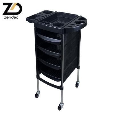 China Hot Selling Barber Shop Professional Salon Hairdressing Equipment Modern Wholesale Multilayer Rolling Trolley Cart for sale