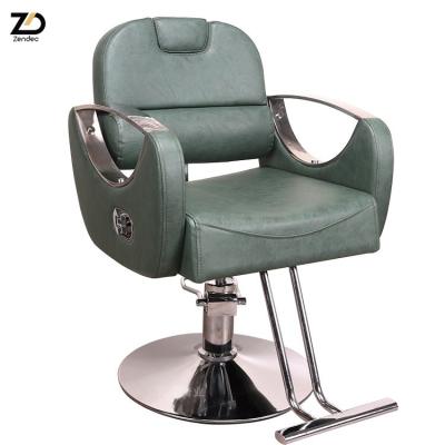 China Hot Sale Modern Antique High Quality Hydraulic Styling Chair Comfortable Salon Furniture With Headrest Hairdressing Barber Chairs for sale