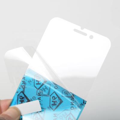 China HD 2.5D 9H Mobile Phone Anti Nano Broken Screen Protector Flexible Invisible Glass Film For Iphone 13 for sale