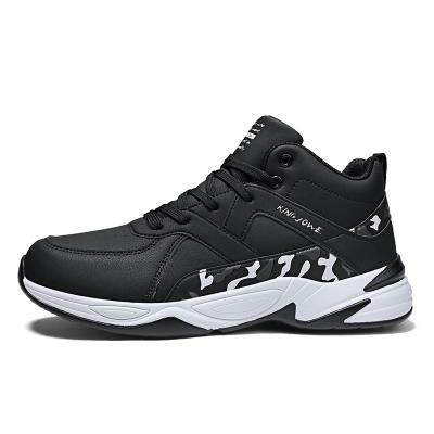 China Cushioning Custom Sneakers Manufacture Latest Sport Breathable Leather Made White Flat Sneakers Black Athletic Shoes Men And Women for sale