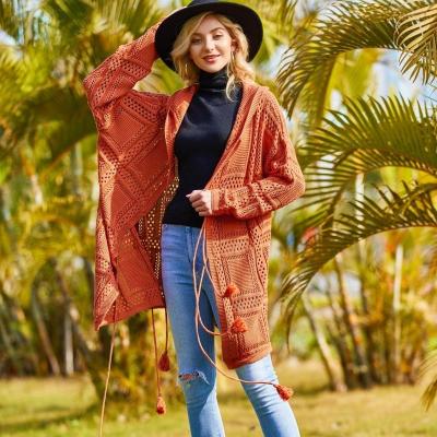 China Handmade Knitting Sweaters Girls Sweaters Summer Anti-pilling Cardigan Ladies Plus Size Knitted Long Cardigan Sweaters for sale