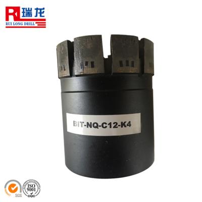 China energy & Mining AQ Bq Nq HQ PQ T2 T6 T6S TT NMLC Impregnated Diamond Core Drill Bit For Hard Rock for sale