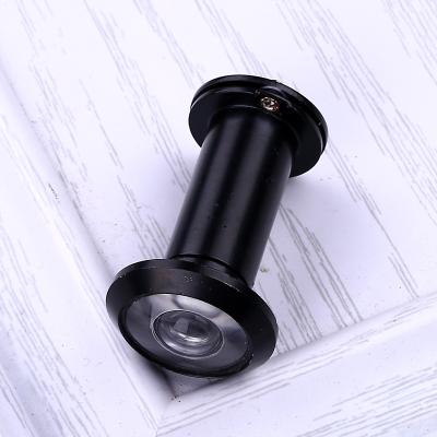 China Modern Zinc Alloy Fire Protection Door Viewer Hole-BLACK for sale