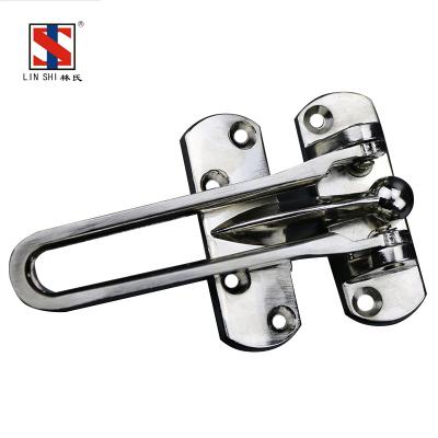 China Large modern zinc alloy anti-theft clasp for hotel security door hardware security chain door guard for sale