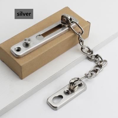 China Accessories Stainless Steel Security Door Guard For Hotel Theft Hardware Door Chain for sale